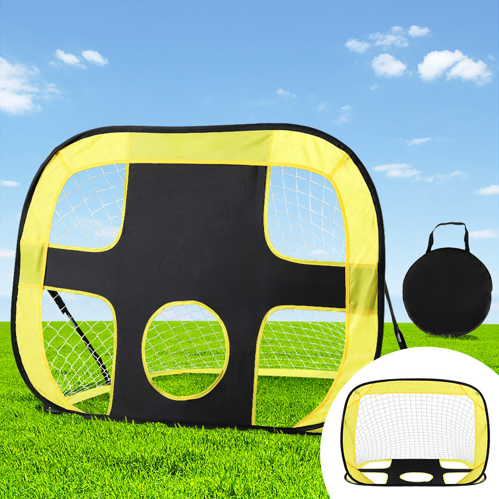 Everfit Portable Football Net Soccer Goal Rebound Target Hitter Training SN-B-PPG-GN