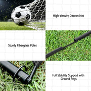 Everfit 2m Football Soccer Net Portable Goal Net Rebounder Sports Training SN-B-PUP-YE