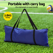 Everfit 6M Portable Volleyball Net Set Adjustable Height Multi-Sport Net with Ball and Bag SN-B-VLB-6M-BL