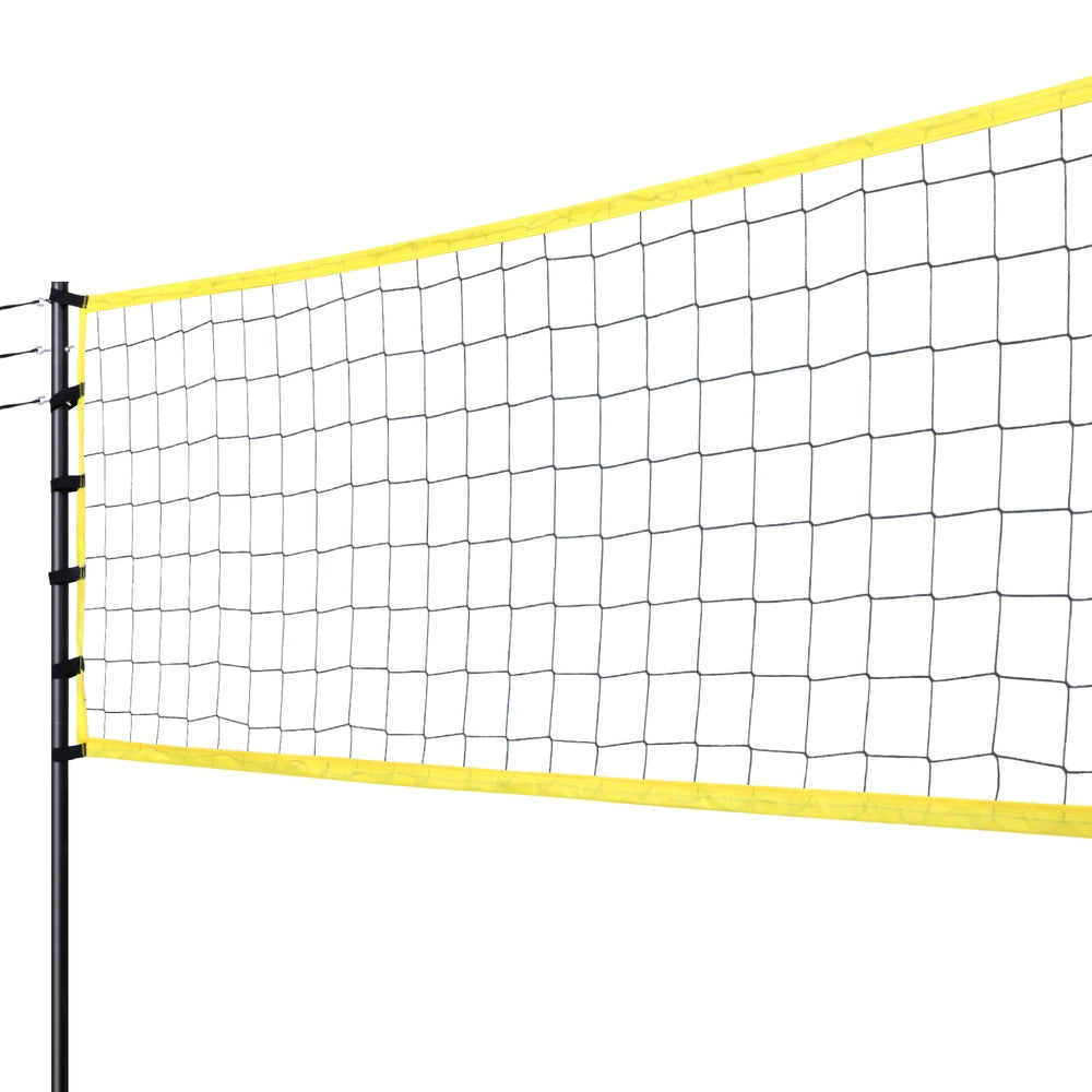 Everfit 9M Portable Volleyball Net Set with Ball Boundary Lines Badminton Tennis SN-B-VLB-9M-YE