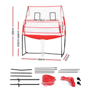 Everfit 8ft Volleyball Net Training Equipment Adjustable Height Portable with Ball and Bag SN-B-VLB-FS-RE