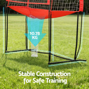 Everfit 8ft Volleyball Net Training Equipment Adjustable Height Portable with Ball and Bag SN-B-VLB-FS-RE