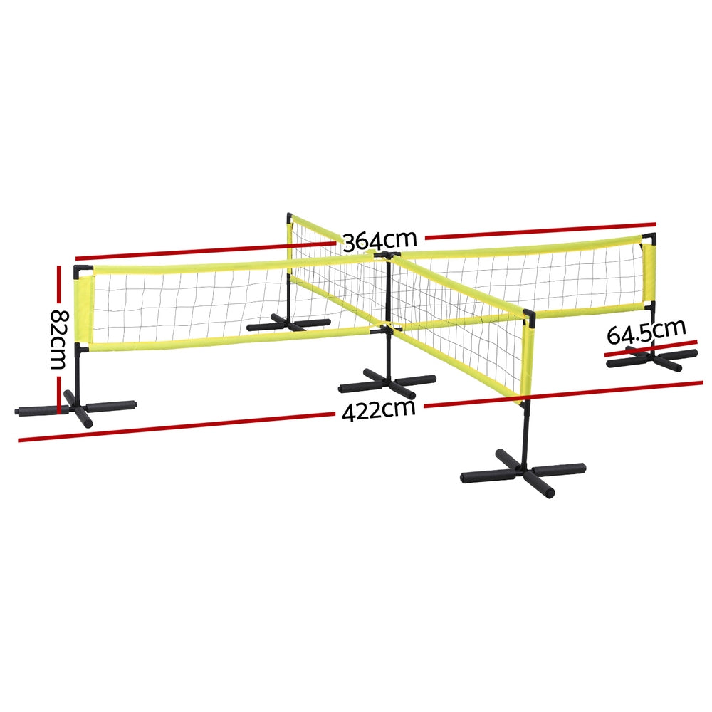 Everfit Water Volleyball Net Set Portable Swimming Pool Nets Game 4 Anchor Bags SN-B-VLB-H2