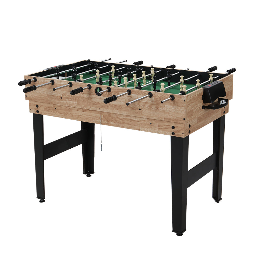 10-in-1 Games Table Soccer Foosball Pool Table Tennis Air Hockey Chess Cards SOCCER-4T-121-10IN