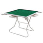 Folding Mahjong Table for Home with 4 Drawers and Cup Holders Green SOCCER-88MJ-FOLD-WH