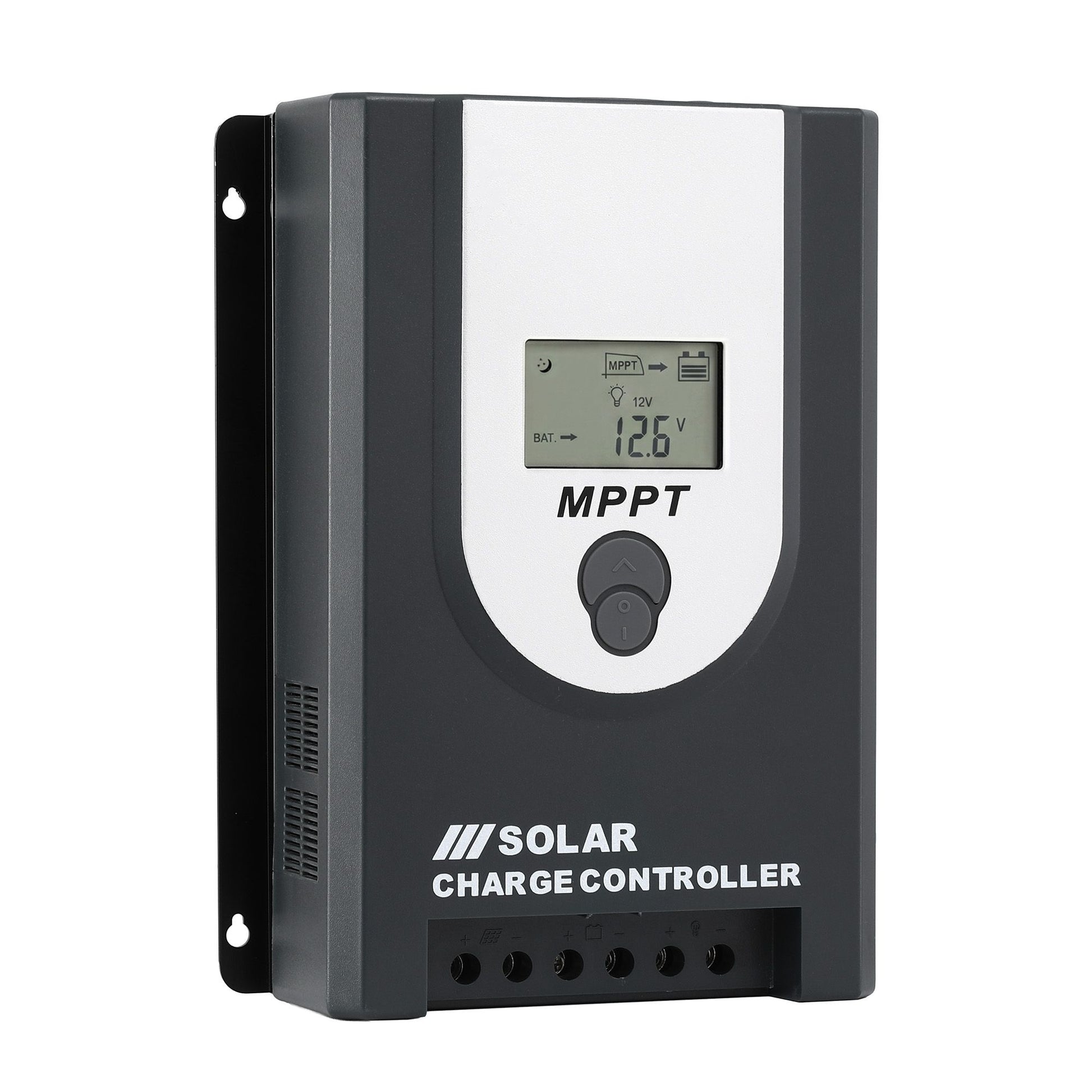 Giantz 50A MPPT Solar Charge Controller Auto 12V/24V Battery Regulator Bluetooth SOLAR-CC50A-GY