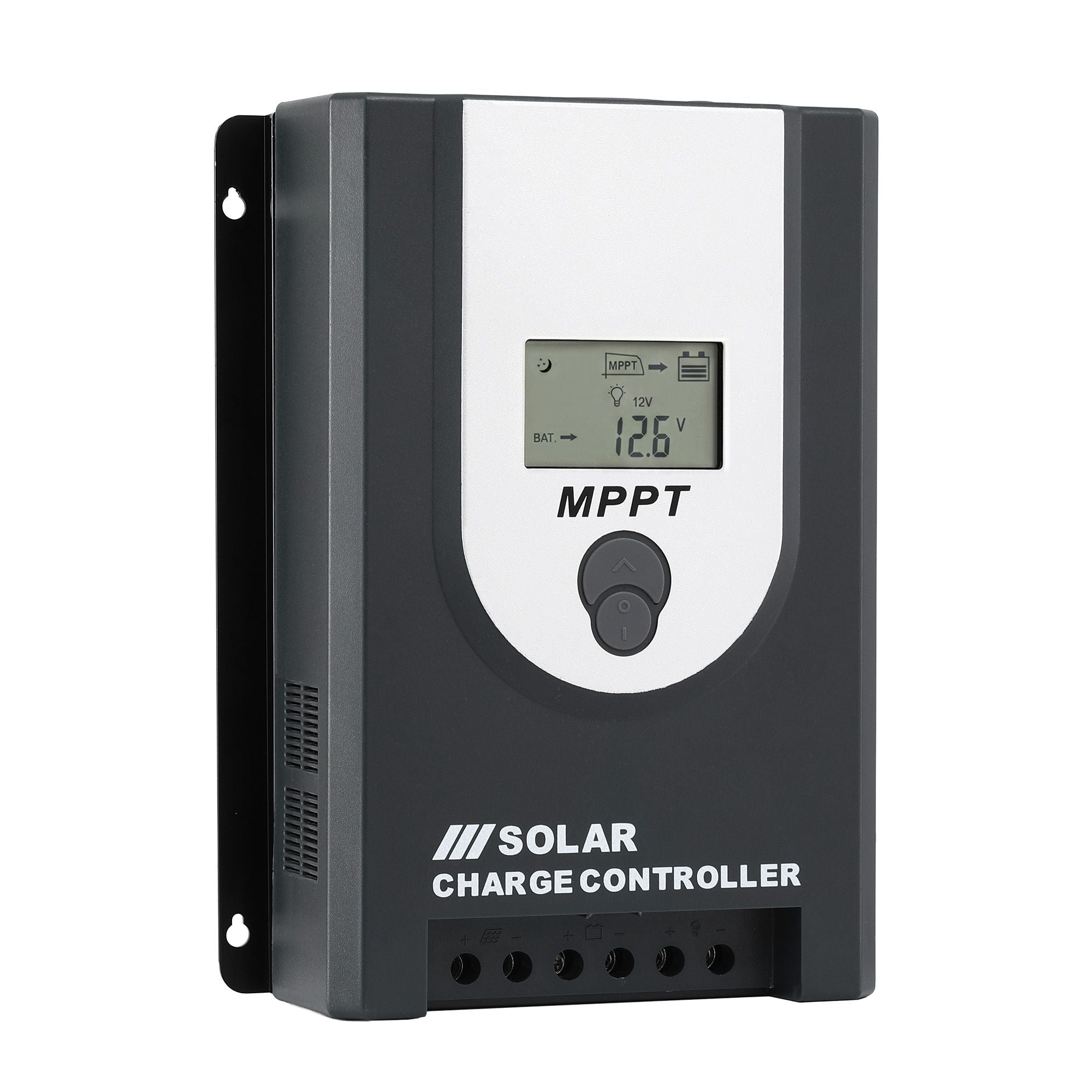Giantz 50A MPPT Solar Charge Controller Auto 12V/24V Battery Regulator Bluetooth SOLAR-CC50A-GY