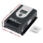 Giantz 50A MPPT Solar Charge Controller Auto 12V/24V Battery Regulator Bluetooth SOLAR-CC50A-GY