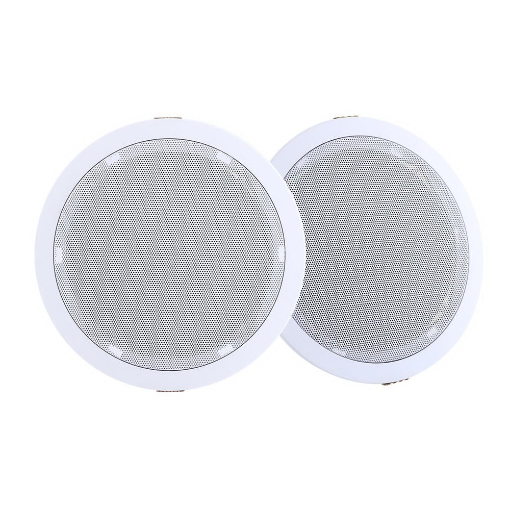2 x 6" In Ceiling Speakers Home 80W Speaker Theatre Stereo Outdoor Multi Room SPK-CEILING-MSR127
