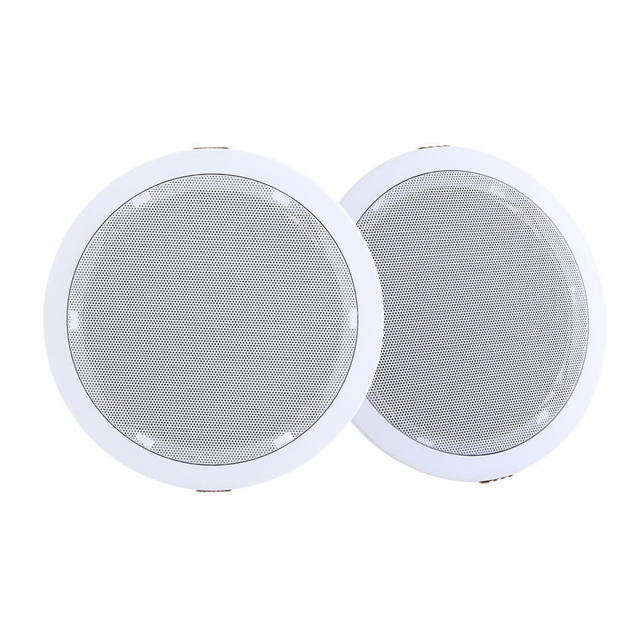 2 x 6" In Ceiling Speakers Home 80W Speaker Theatre Stereo Outdoor Multi Room SPK-CEILING-MSR127
