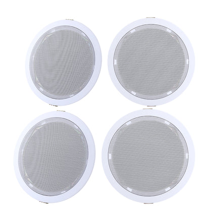 Giantz 6 Inch Ceiling Speakers In Wall Speaker Home Audio Stereos Tweeter 4pcs SPK-CEILING-MSR127X2