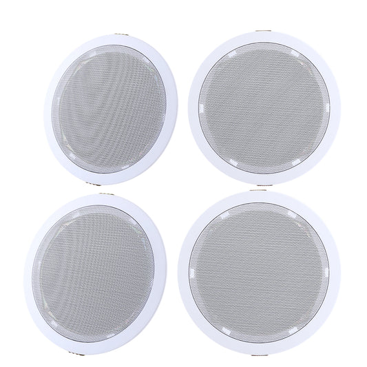 Giantz 6 Inch Ceiling Speakers In Wall Speaker Home Audio Stereos Tweeter 4pcs SPK-CEILING-MSR127X2