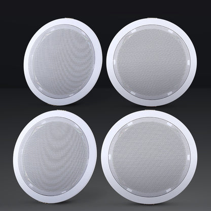 Giantz 6 Inch Ceiling Speakers In Wall Speaker Home Audio Stereos Tweeter 4pcs SPK-CEILING-MSR127X2