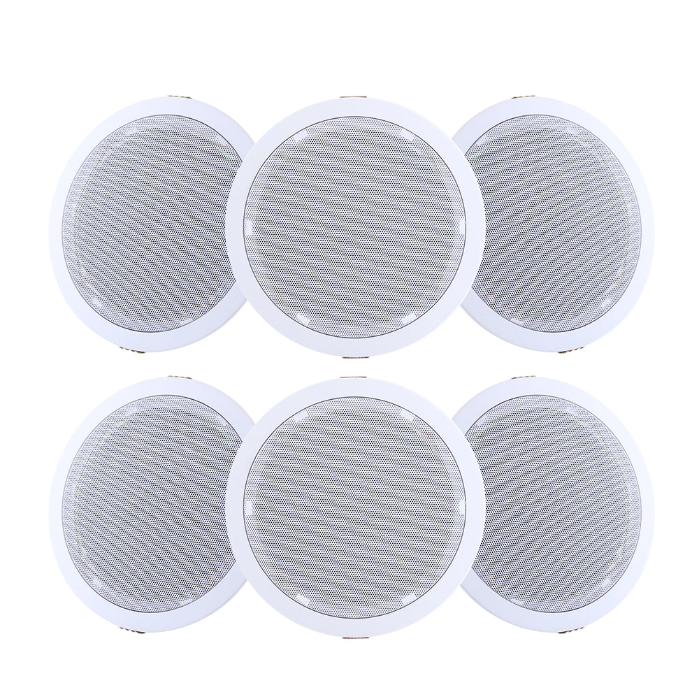 Giantz 6 Inch Ceiling Speakers In Wall Speaker Home Audio Stereos Tweeter 6pcs SPK-CEILING-MSR127X3