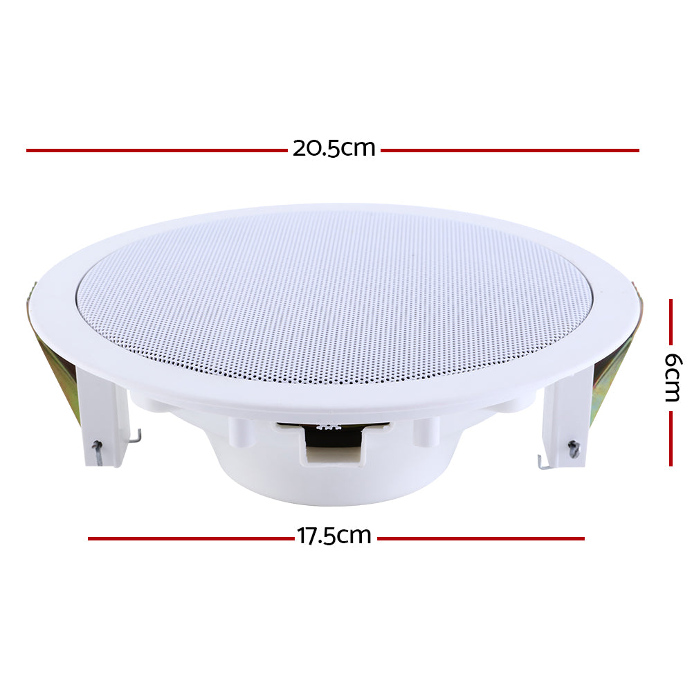 Giantz 6 Inch Ceiling Speakers In Wall Speaker Home Audio Stereos Tweeter 6pcs SPK-CEILING-MSR127X3