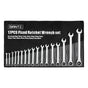 Giantz 17pcs Ratchet Spanner Set Metric 6MM-30MM SPN-630-OE17-SL
