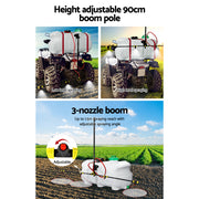 Giantz Weed Sprayer 100L 1.5M Boom Garden Spray SPRAYER-100L-BOOM