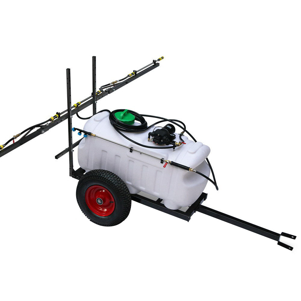 Giantz Weed Sprayer 100L Trailer 3M Boom Garden Spray SPRAYER-100L-BOOM-3M-CART