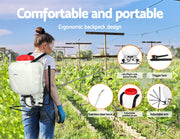 Giantz Weed Sprayer 15L Knapsack Backpack Garden Spray SPRAYER-15L-BACKPACK-WR