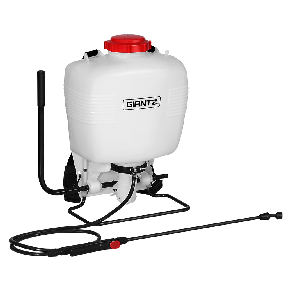 Giantz Weed Sprayer 15L Knapsack Backpack Plastic SPRAYER-15L-BACKPACK-WR-N