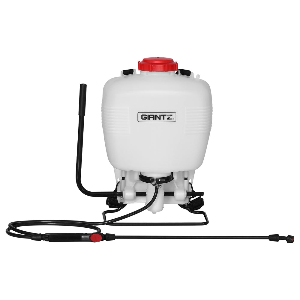 Giantz Weed Sprayer 15L Knapsack Backpack Plastic SPRAYER-15L-BACKPACK-WR-N