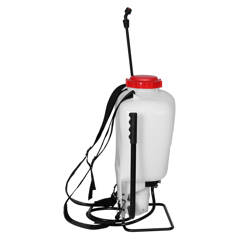 Giantz Weed Sprayer 15L Knapsack Backpack Plastic SPRAYER-15L-BACKPACK-WR-N