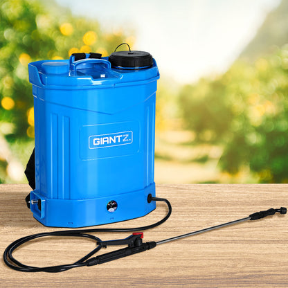Giantz Weed Sprayer Electric 16L Knapsack Backpack Pesticide Spray Farm Garden SPRAYER-16L-BACKPACK-BL