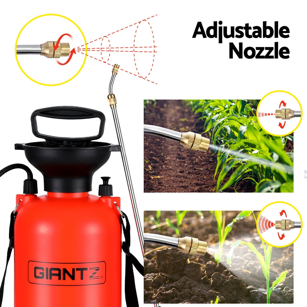 Giantz Weed Sprayer Pressure 7L Shoulder Garden Spray SPRAYER-7L-SHOULDER-OR
