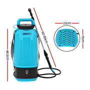 Giantz Weed Sprayer Pressure 8L Shoulder Pesticide SPRAYER-8L-12V-SHOULDER-BL