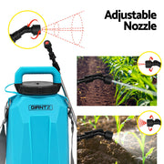 Giantz Weed Sprayer Pressure 8L Shoulder Pesticide SPRAYER-8L-12V-SHOULDER-BL