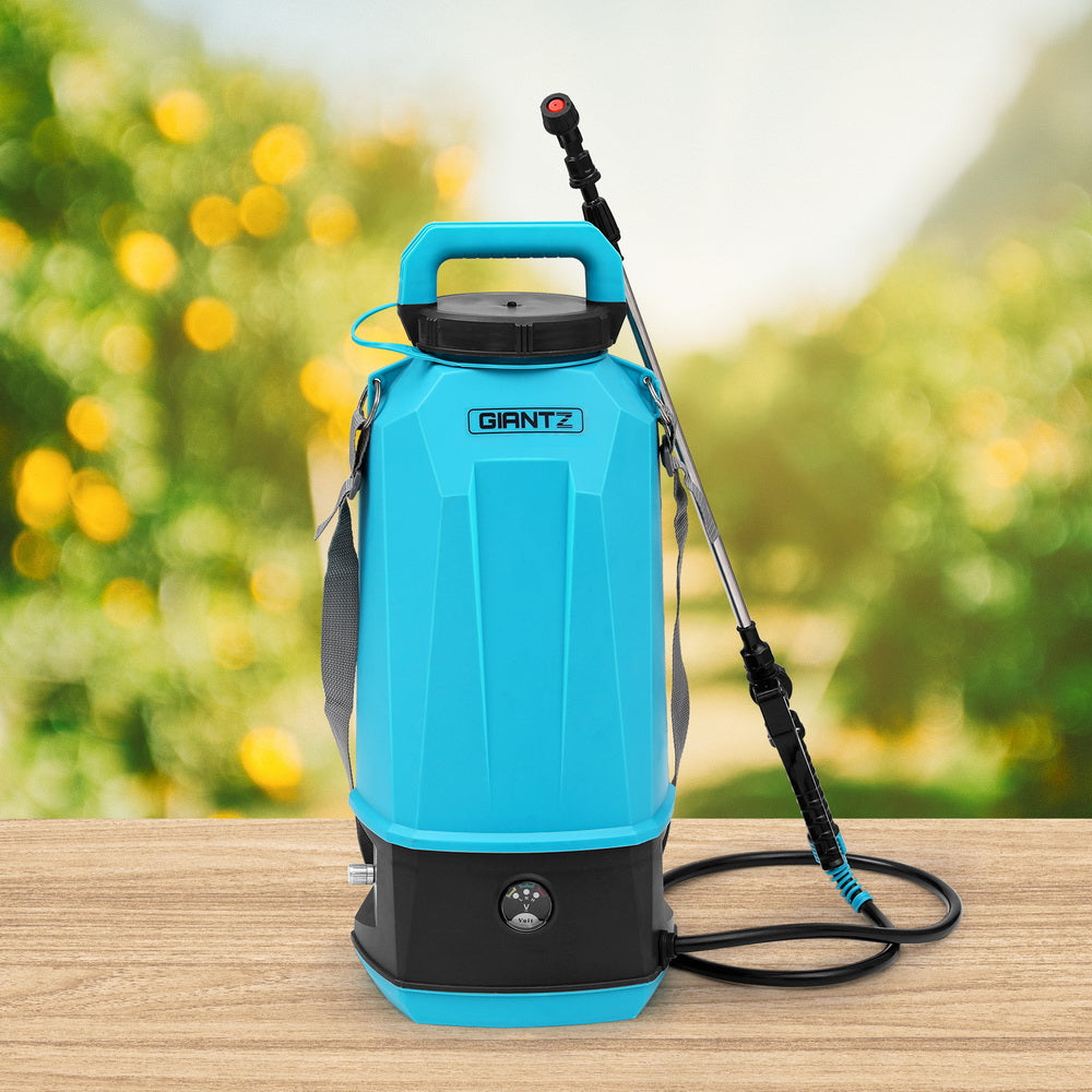 Giantz Weed Sprayer Pressure 8L Shoulder Pesticide SPRAYER-8L-12V-SHOULDER-BL
