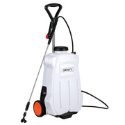 Giantz Weed Sprayer Electric 20L Backpack Trolley SPRAYER-CART-20L-BACKPACK-WH