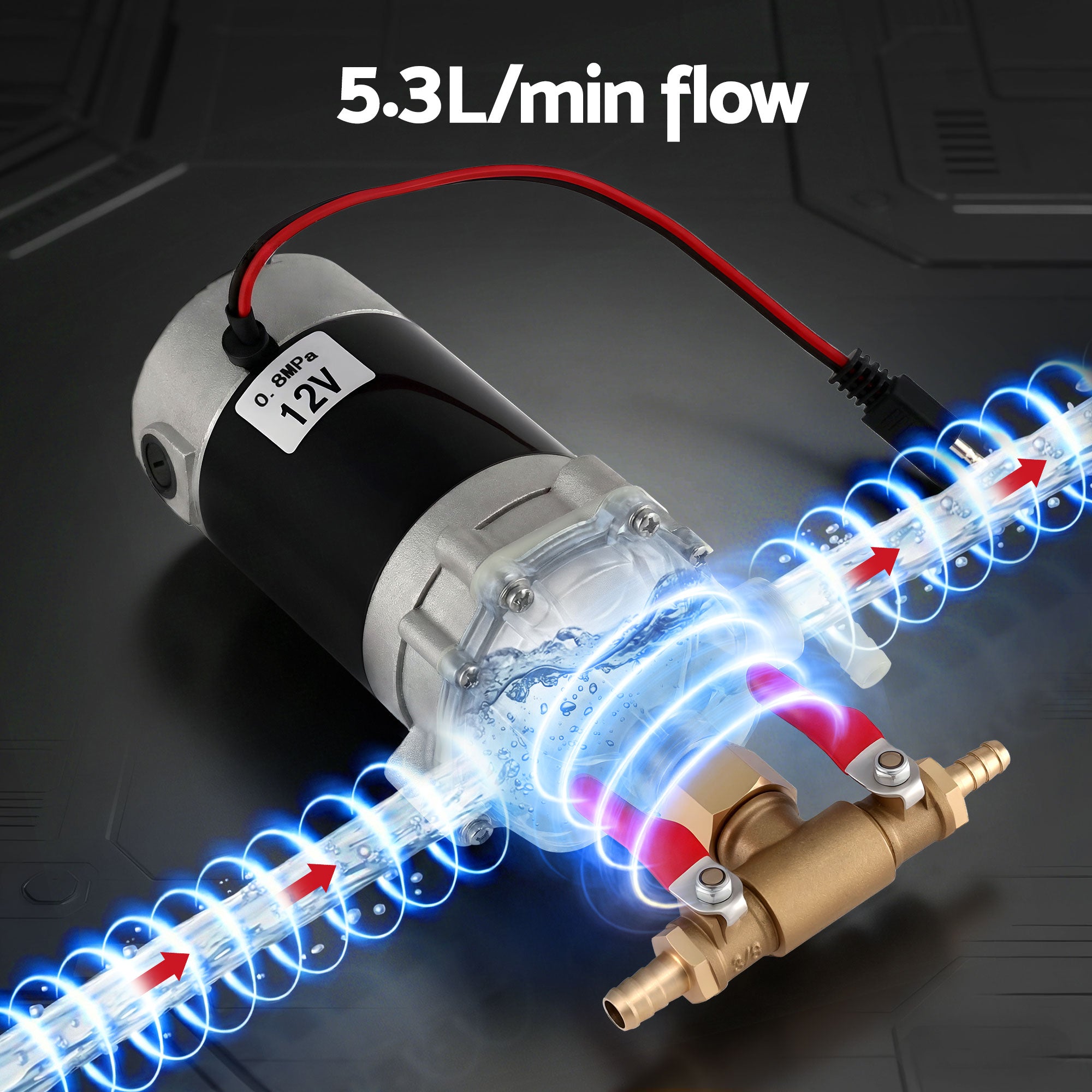 Giantz Garden Pump Sprayer Pressure Sprayer Pump 12V Diaphragm Sprayer Pump SPRAYER-PART-12VPUMP