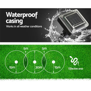 Vermitrap Set of 4 Ultrasonic Solar Powered Snake Repellent SR-SNAKE-BRI-4-BK
