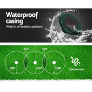 10X Solar LED Snake Repeller Multi Pulse Plus Ultrasonic Pest Rodent Repellent SR-SNAKE-DX-10