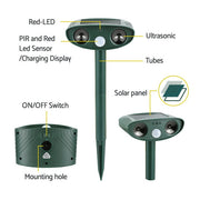 Gardeon Snake Repeller Ultrasonic Battery USB Powered SR-SNAKE-SD-2-GN