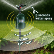 Gardeon Snake Repeller Outdoor Water Sprinkler Animal Deterrent SR-SNAKE-SL1323-GN