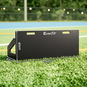 Everfit Soccer Rebounder Board 100x40cm Football Rebound Wall with 2 Angles SRB-40-BK