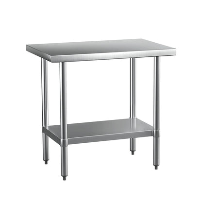 Cefito Stainless Steel Kitchen Benches Work Bench 910x610mm 430 SSKB-430S-36