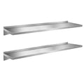 Cefito 2PCS 1200mm Stainless Steel Kitchen Wall Shelf Mounted Rack SSW-30120X2-SL