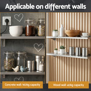 Cefito 2PCS 1200mm Stainless Steel Kitchen Wall Shelf Mounted Rack SSW-30120X2-SL