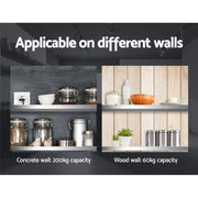 Cefito 1800mm Stainless Steel Kitchen Wall Shelf Mounted Rack SSW-30180-SL