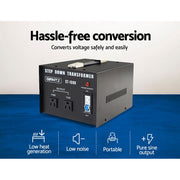 Giantz 1000 Watt Step Down Transformer ST-1000W-BL