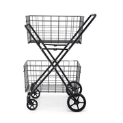 Emajin Foldable Shopping Trolley Cart ST-100L-2T-BK