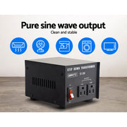 Giantz Step Down Transformer 200W 240V TO 110V Stepdown Voltage Converter AU-US ST-200W-BL