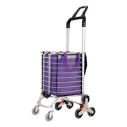 Emajin Shopping Cart Trolley 35L Foldable Climbing Wheels ST-35L-ALU-PU