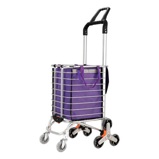 Emajin Shopping Cart Trolley 35L Foldable Climbing Wheels ST-35L-ALU-PU