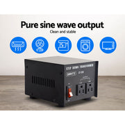 Giantz Step Down Transformer 500W 240V TO 110V Stepdown Voltage Converter AU-US ST-500W-BL