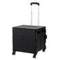 Emajin Shopping Trolley Cart 75L Foldable Black ST-75L-PLA-BK