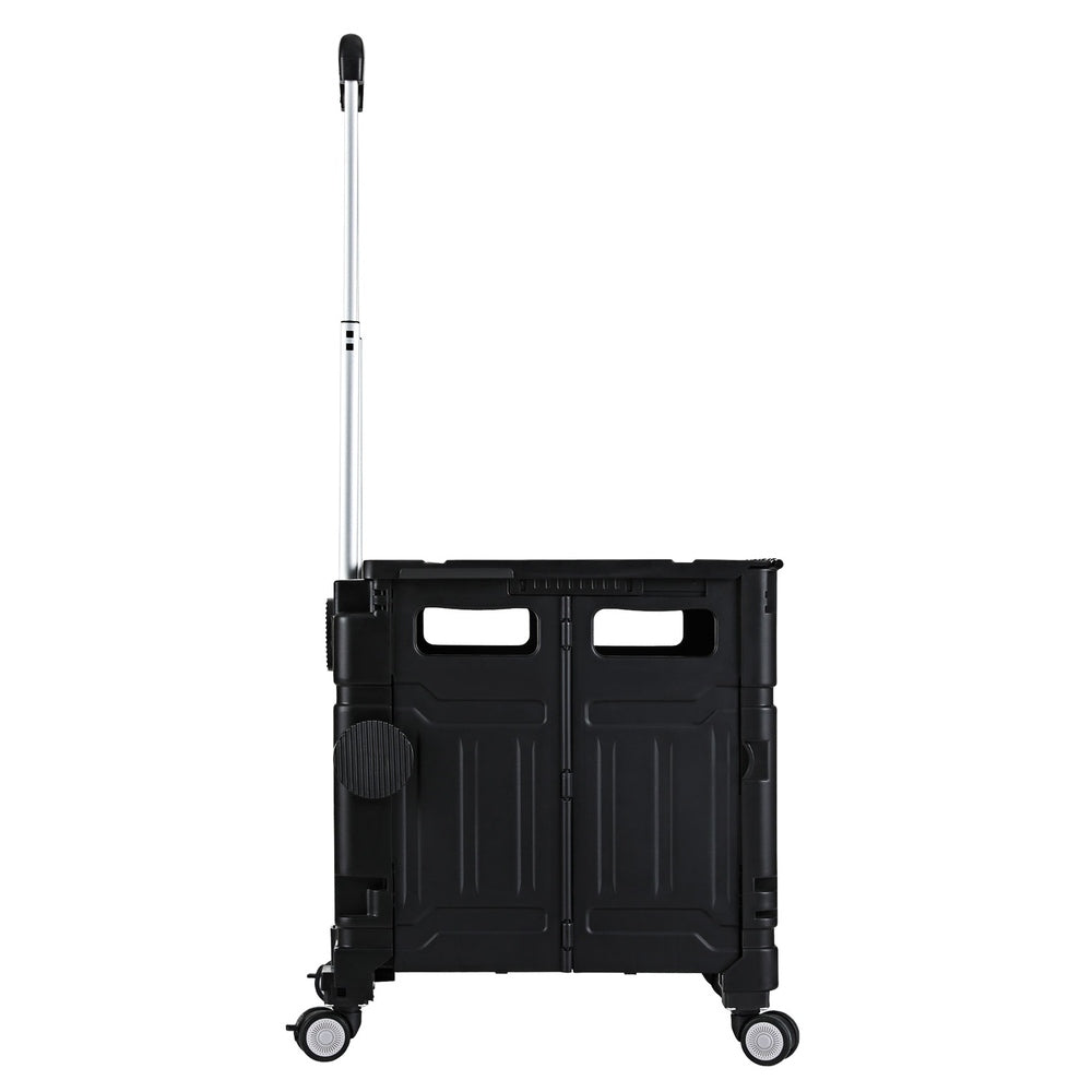 Emajin Shopping Trolley Cart 75L Foldable Black ST-75L-PLA-BK
